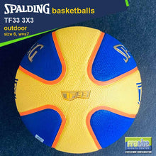 Load image into Gallery viewer, SPALDING TF-33 3x3 Game Ball Rubber Ball Original Outdoor Basketball Size 6
