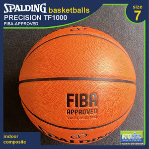 SPALDING Precision TF1000 FIBA-Approved Original Indoor Basketball Size 7