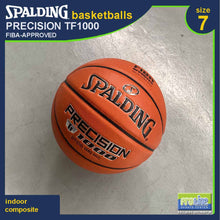 Load image into Gallery viewer, SPALDING Precision TF1000 FIBA-Approved Original Indoor Basketball Size 7
