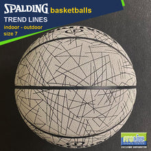 Load image into Gallery viewer, SPALDING Trend Lines Original Indoor-Outdoor Basketball Size 7
