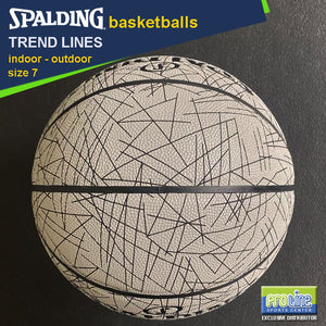SPALDING Trend Lines Original Indoor-Outdoor Basketball Size 7