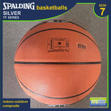 Load image into Gallery viewer, SPALDING Silver TF Original Indoor-Outdoor Basketball Size 7
