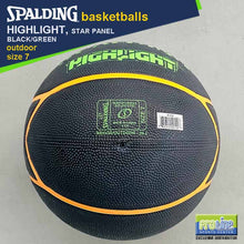Load image into Gallery viewer, SPALDING Highlight Series Original Outdoor Basketball Size 7
