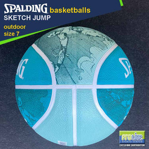 SPALDING Sketch Series Original Outdoor Basketball Size 7