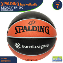 Load image into Gallery viewer, SPALDING Legacy TF1000 Euroleague Original Indoor Basketball Size 7
