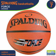 Load image into Gallery viewer, SPALDING Force Orange Original Outdoor Basketball Size 7
