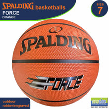 Load image into Gallery viewer, SPALDING Force Orange Original Outdoor Basketball Size 7
