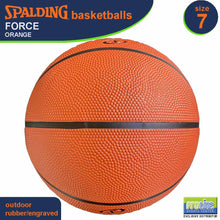Load image into Gallery viewer, SPALDING Force Orange Original Outdoor Basketball Size 7
