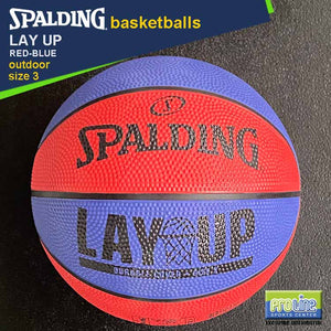 SPALDING Lay Up Original Outdoor Basketball Size 7, Size 5 and Size 3