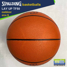 Load image into Gallery viewer, SPALDING Lay Up TF50 Original Outdoor Basketball Size 7, Size 6 &amp; Size 5
