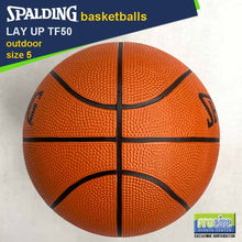 Load image into Gallery viewer, SPALDING Lay Up TF50 Original Outdoor Basketball Size 7, Size 6 &amp; Size 5
