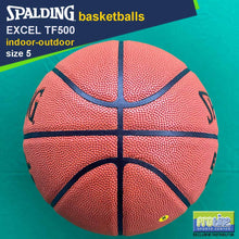 Load image into Gallery viewer, SPALDING Excel TF500 Original Indoor-Outdoor Basketball Size 7, Size 6, Size 5 &amp; Euroleague
