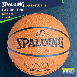 SPALDING Lay Up TF50 Original Outdoor Basketball Size 7, Size 6 & Size 5