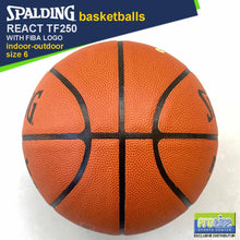 Load image into Gallery viewer, SPALDING React TF250 FIBA-Approved Original Indoor-Outdoor Basketball Size 7
