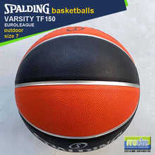 Load image into Gallery viewer, SPALDING Euroleague Original Indoor-Outdoor &amp; Outdoor Basketballs Size 7

