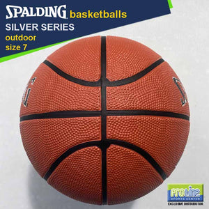 SPALDING Silver Series Original Outdoor Basketball Size 7