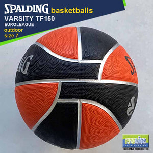 SPALDING Euroleague Original Indoor-Outdoor & Outdoor Basketballs Size 7