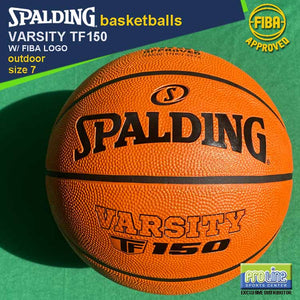 SPALDING Varsity TF150 FIBA-Approved Original Outdoor Basketball Size 7, Size 6 & Size 5