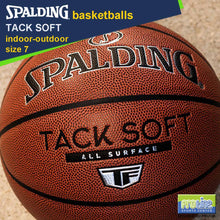 Load image into Gallery viewer, SPALDING Tack Soft Original Indoor-Outdoor Basketball Size 7
