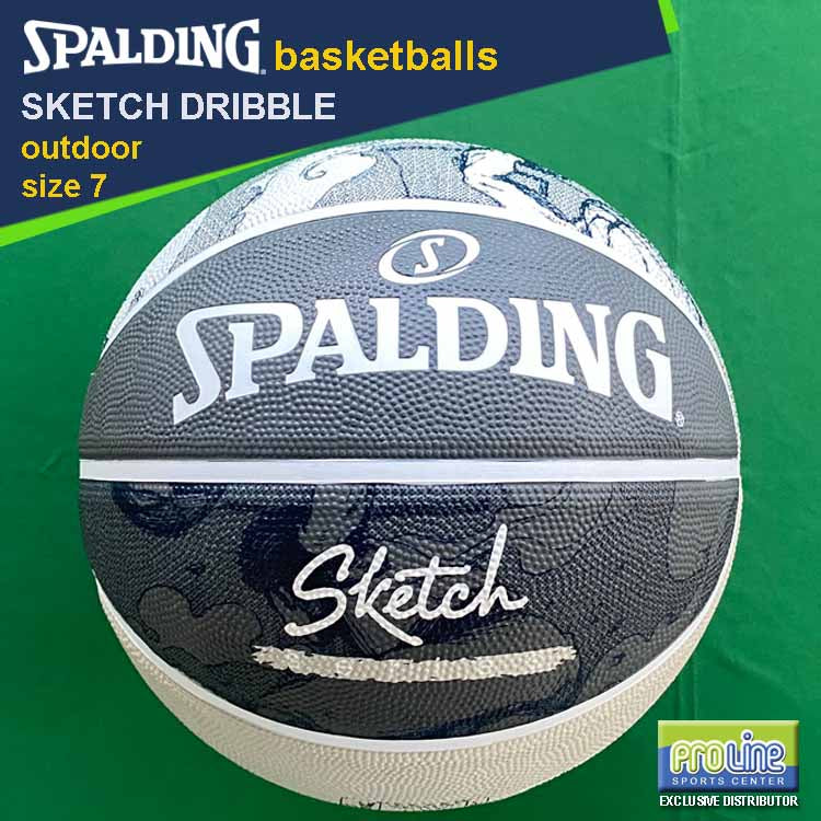 SPALDING Sketch Series Original Outdoor Basketball Size 7