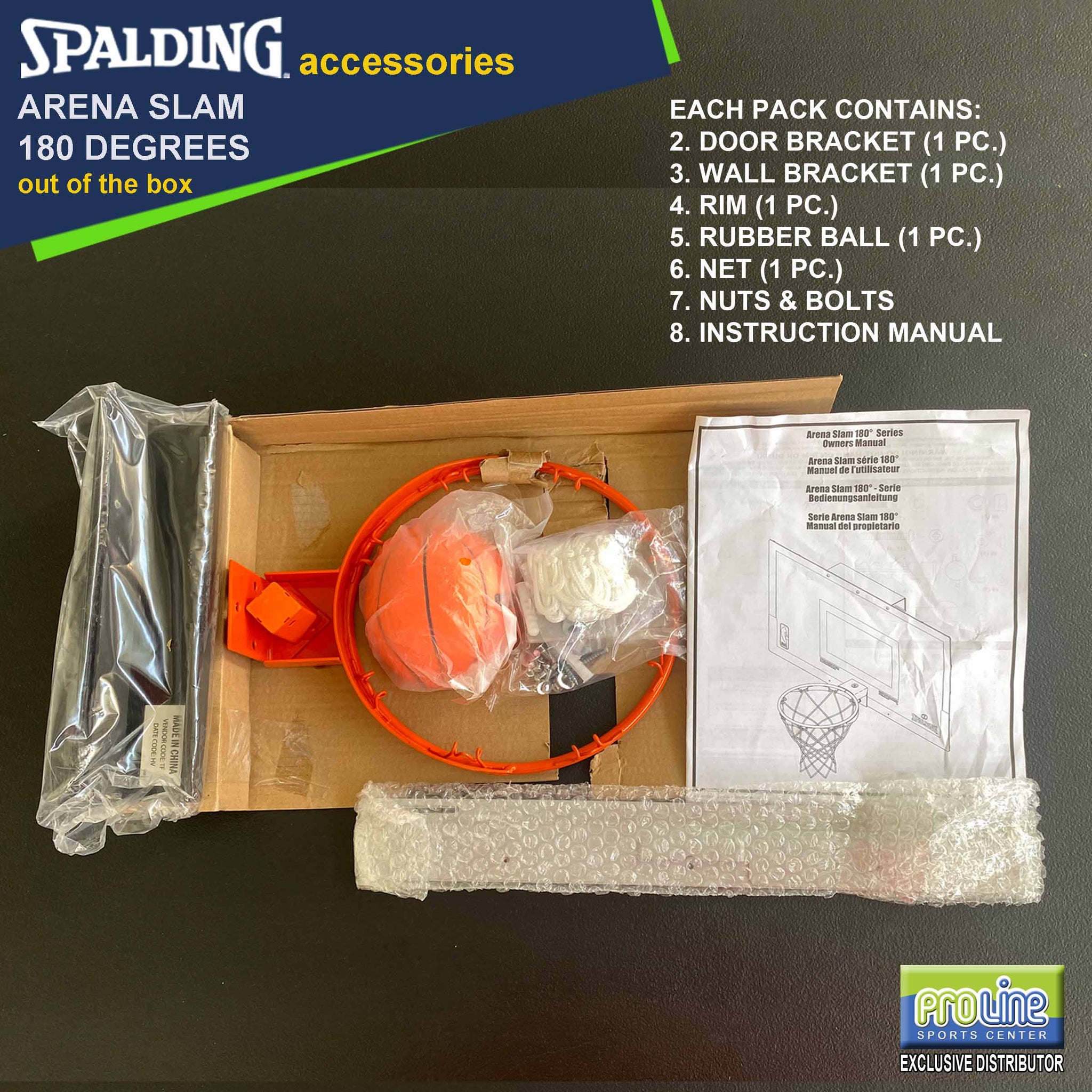 Spalding Nba Rim SPALDING NBA Arena Slam 180 Degrees Backboard and Rim for Kids ...