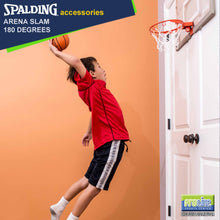 Load image into Gallery viewer, SPALDING NBA Arena Slam 180 Degrees Backboard and Rim for Kids
