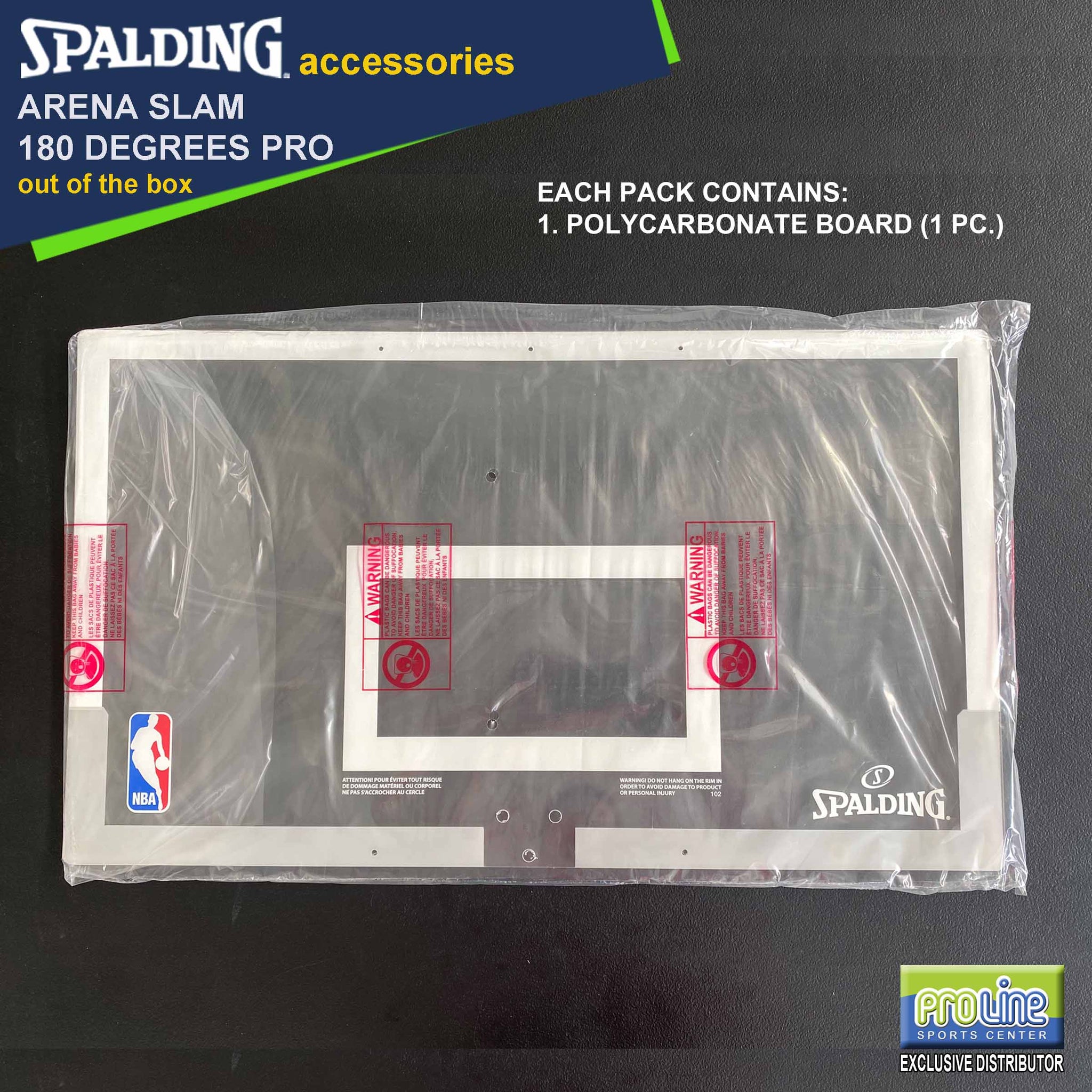 Spalding Nba Rim SPALDING NBA Arena Slam 180 Degrees Pro Backboard and Rim for Kids ...